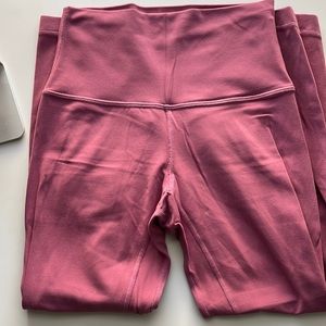 Pink Lululemon align capri leggings!